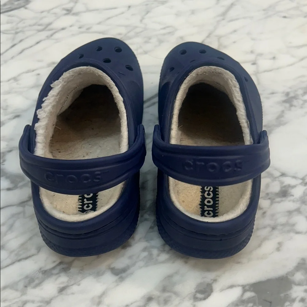 CROCS Kids Dark Blue Insulated Shoes